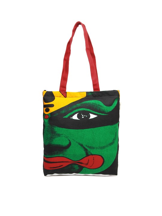 Women Multicoloured Printed Tote Bag