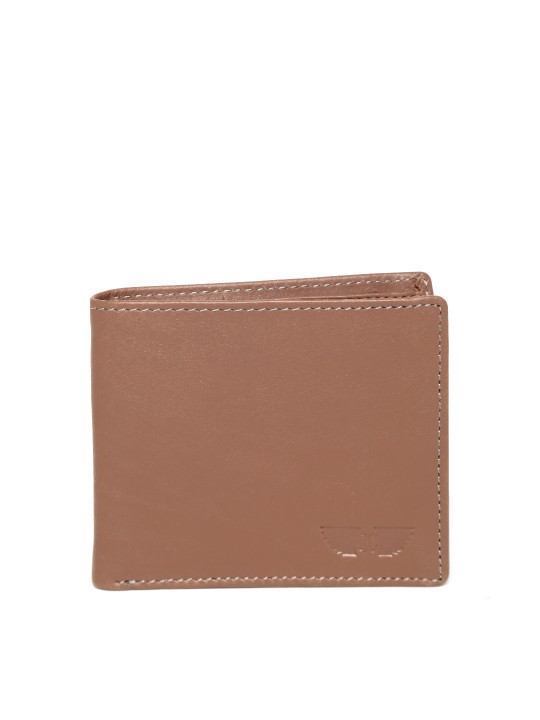 Men Tan Brown Leather Wallet