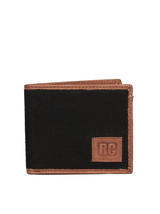 Men Black Leather Wallet