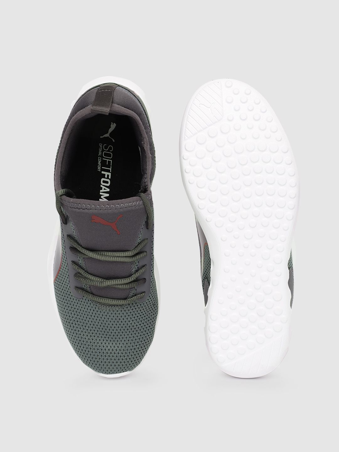 Puma Men Grey Concave V2 Idp Running Shoes (Image - 3)