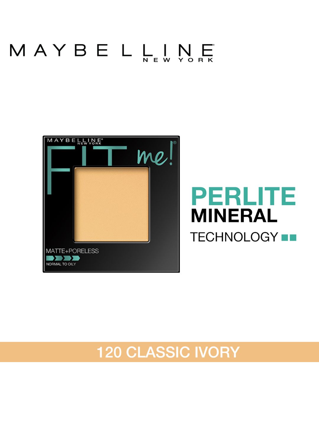 Maybelline New York Fit Me Matte Poreless Powder - Classic Ivory 120 8.5g (Image - 3)