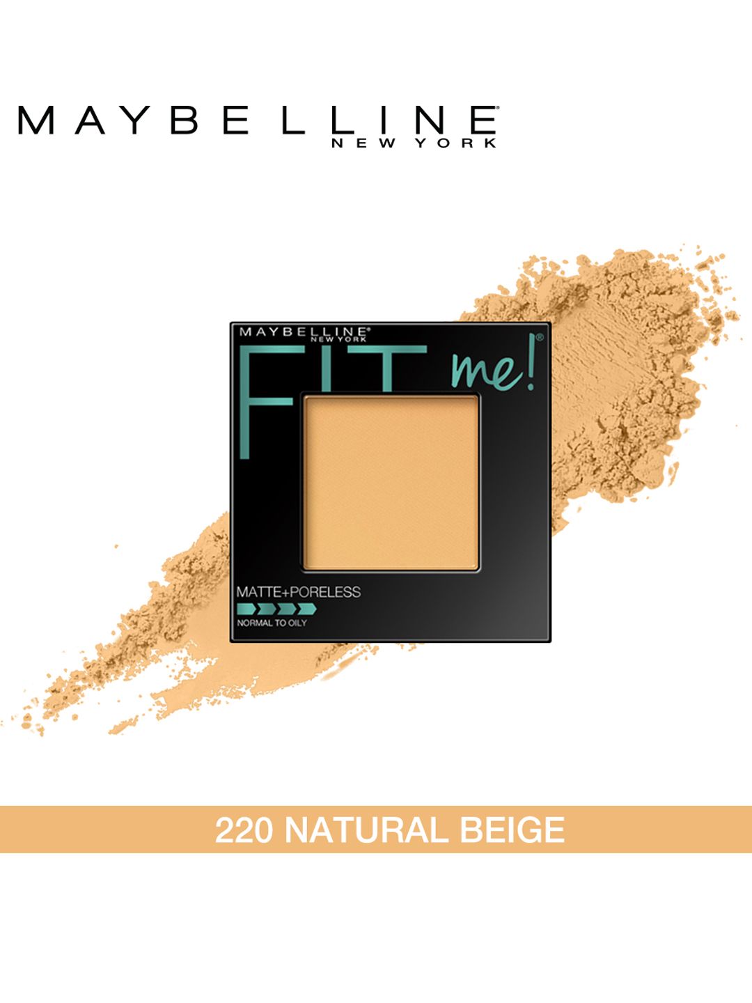 Maybelline New York Fit Me Matte Poreless Powder - Natural Beige 220 8.5g (Image - 3)