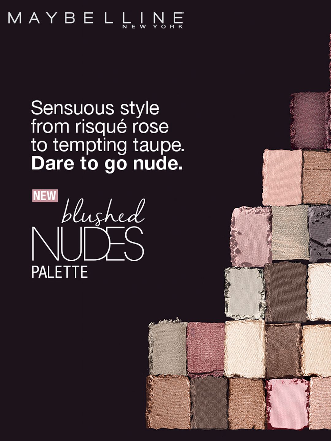 Maybelline New York The Nudes Eyeshadow Palette - Blush 9g (Image - 3)