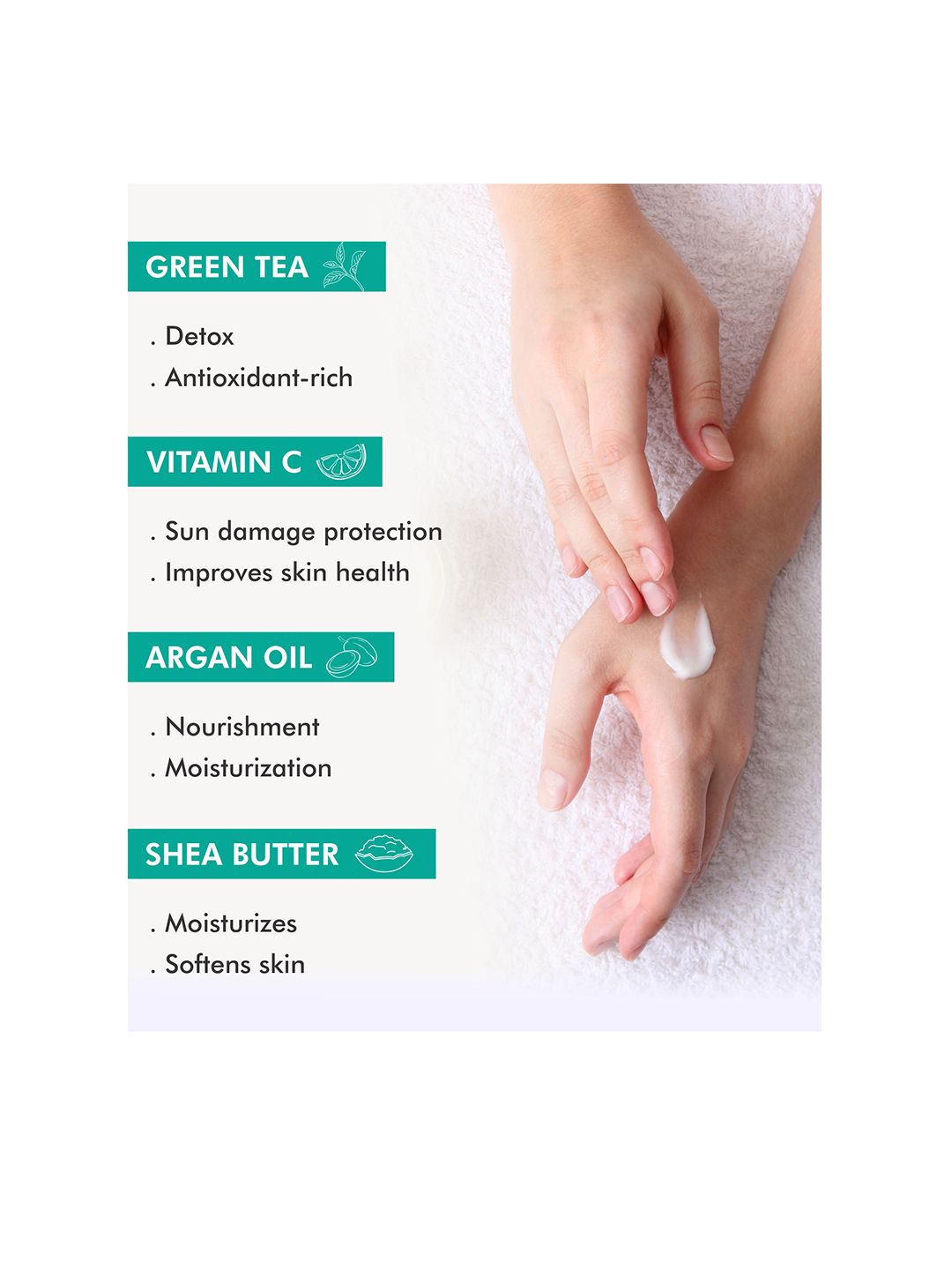 MCaffeine Unisex Naked Detox Hydrating Green Tea Body Gel Lotion 200 ml (Image - 3)