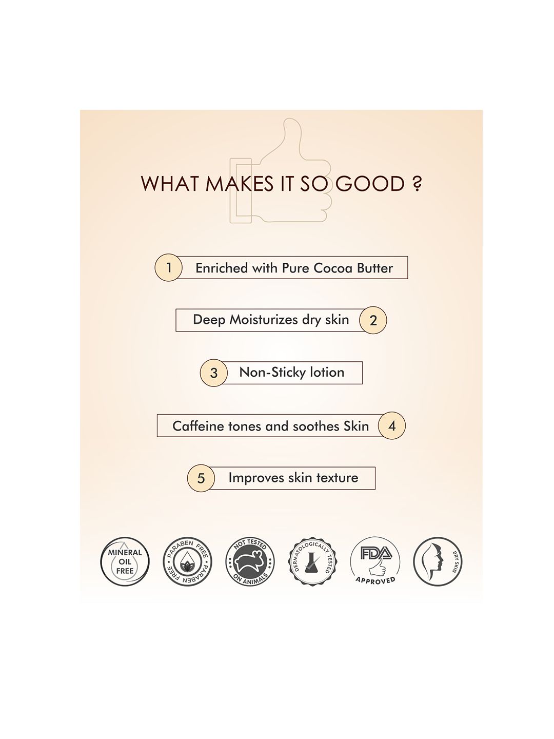 MCaffeine Naked & Rich Deep Moisturizing Choco Body Lotion - 200ml (Image - 2)