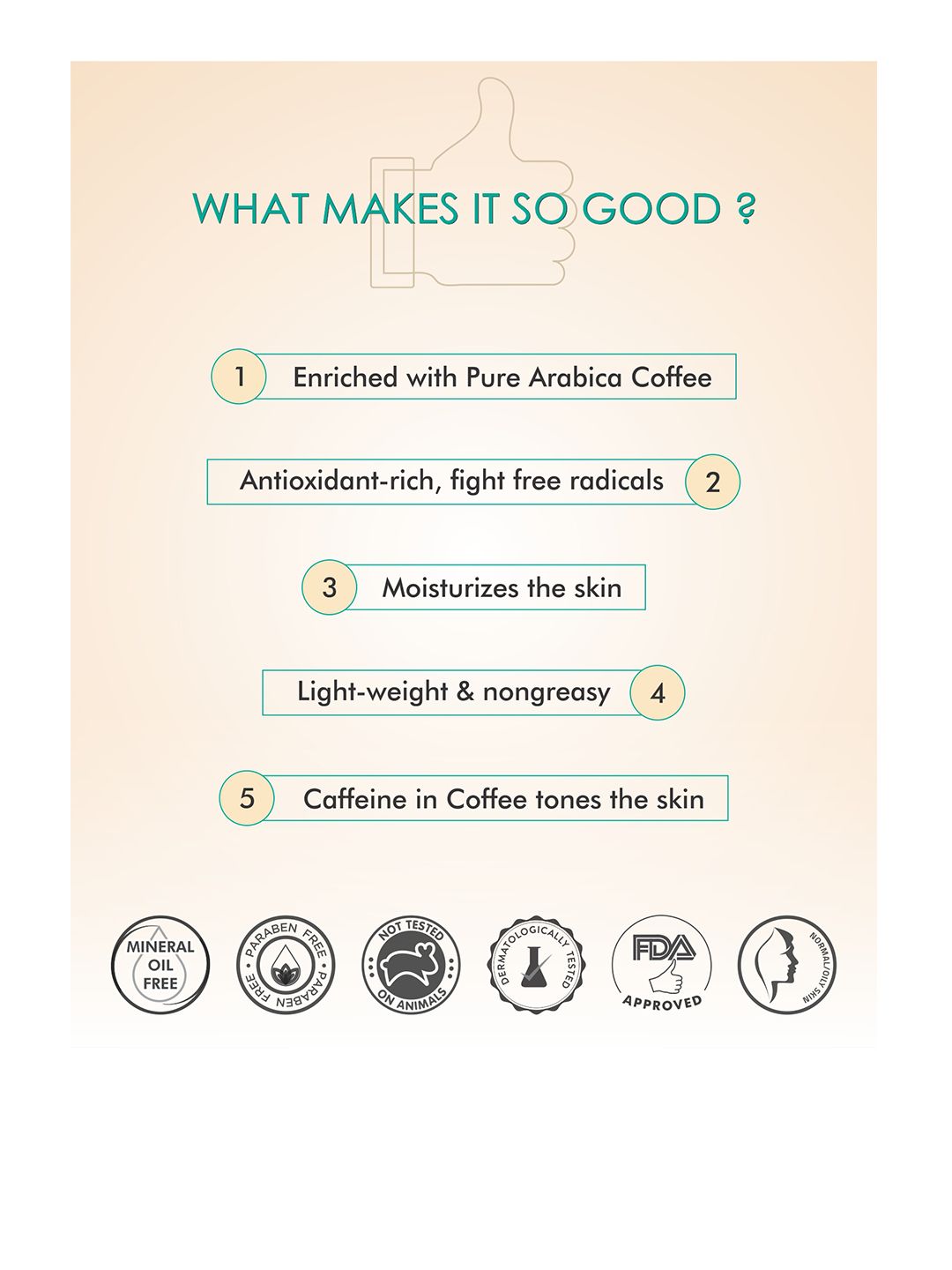MCaffeine Naked & Raw Moisturizing Coffee Body Lotion 200 ml (Image - 2)