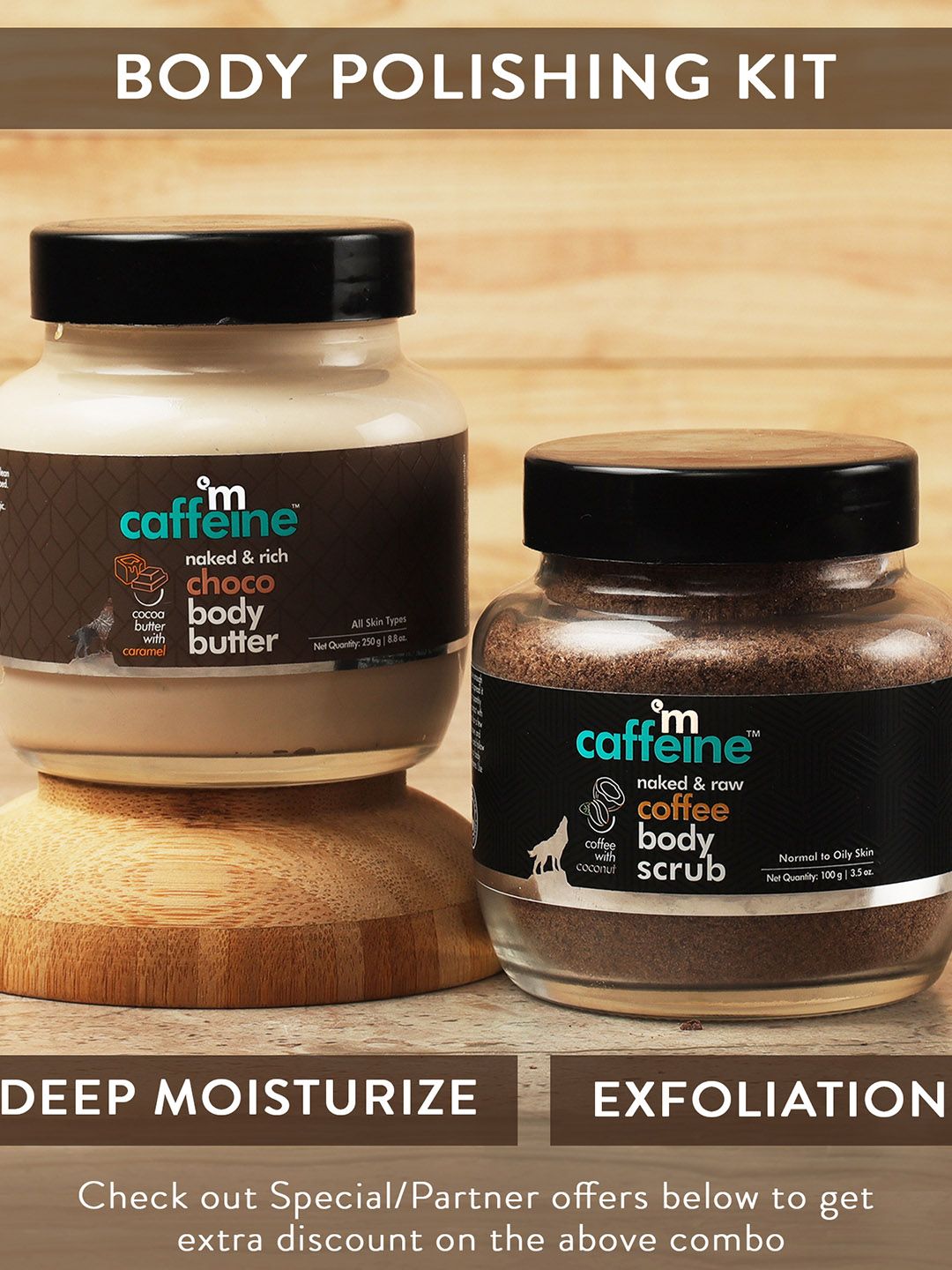 MCaffeine Naked & Rich Deep Moisturizing Choco Body Butter 250g (Image - 1)