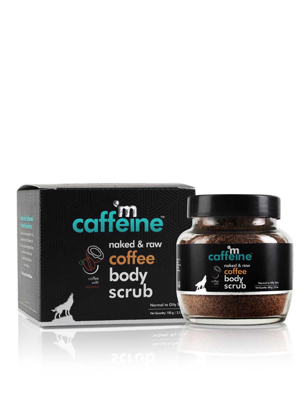 MCaffeine Sustainable Unisex Naked & Raw Tan Removal Coffee Body Scrub 100 g (Image - 1)