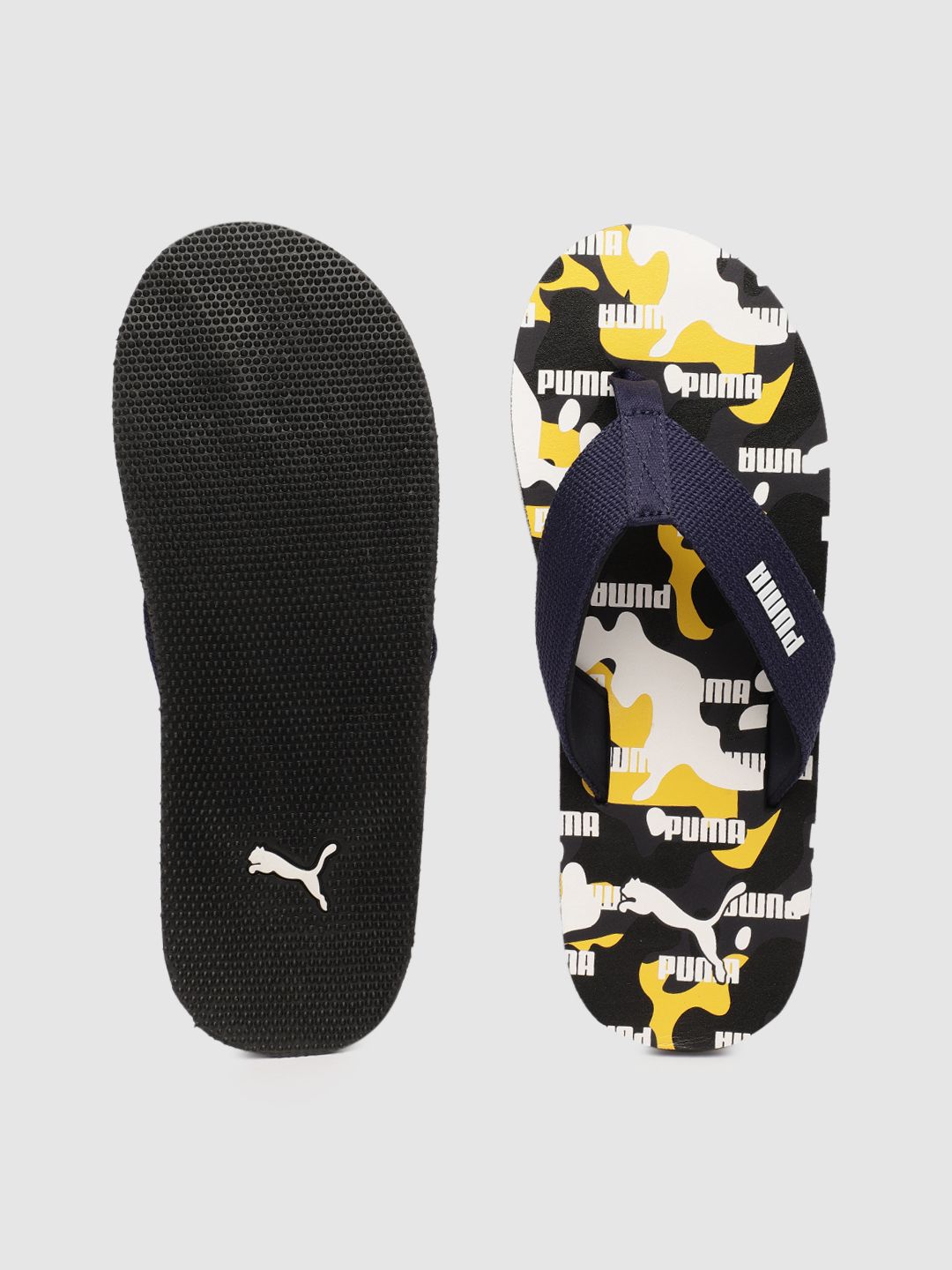 Puma Men Navy Blue Printed Gypsum Thong Flip-Flops (Image - 3)