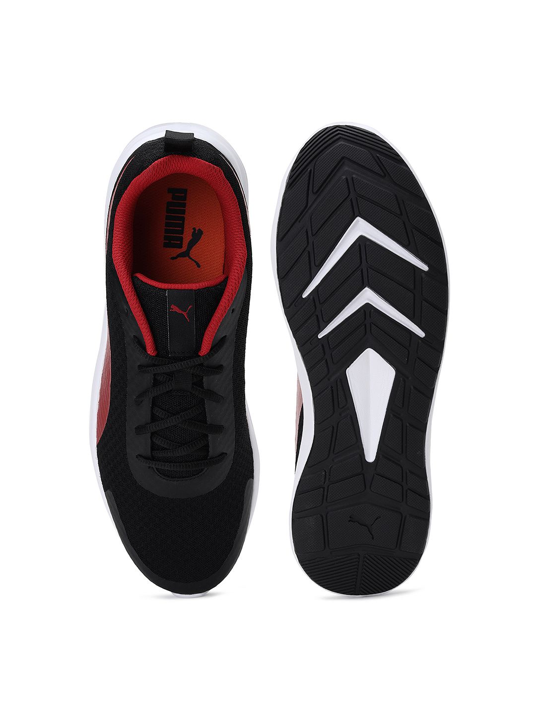Puma Men Black Mesh Propel 3D MU IDP Walking Shoes (Image - 3)