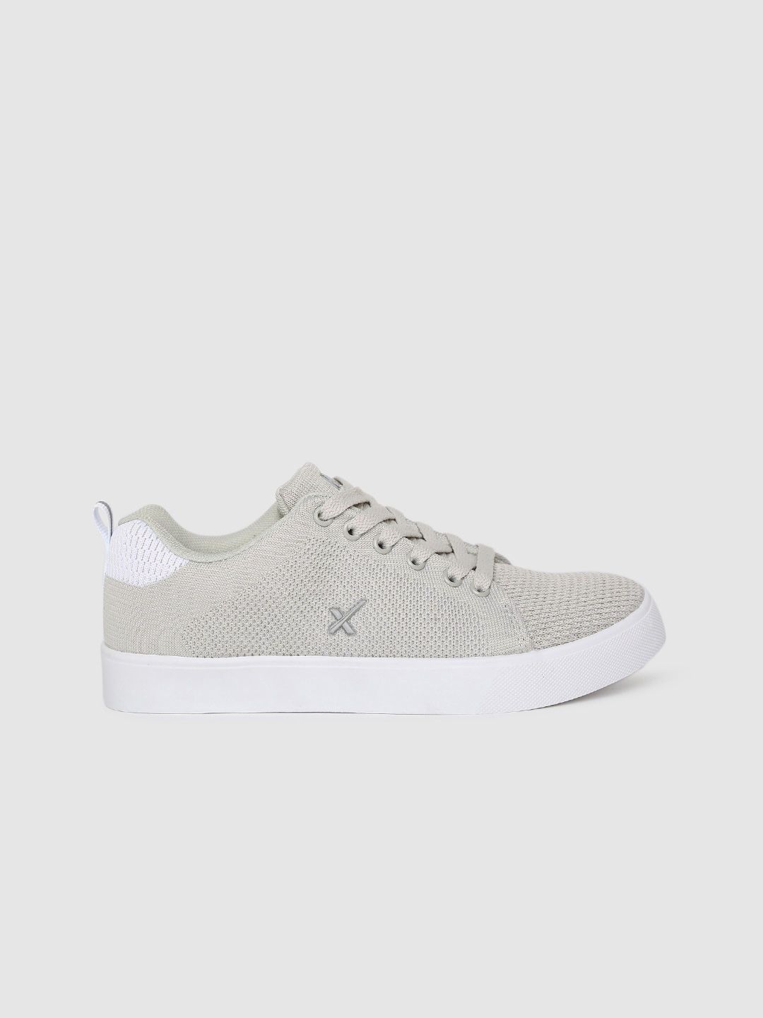HRX by Hrithik Roshan Women Grey Solid Fly Sneakers (Image - 2)