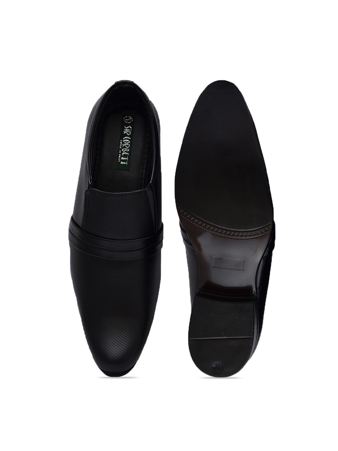 Sir Corbett Men Black Semiformal Shoes (Image - 3)
