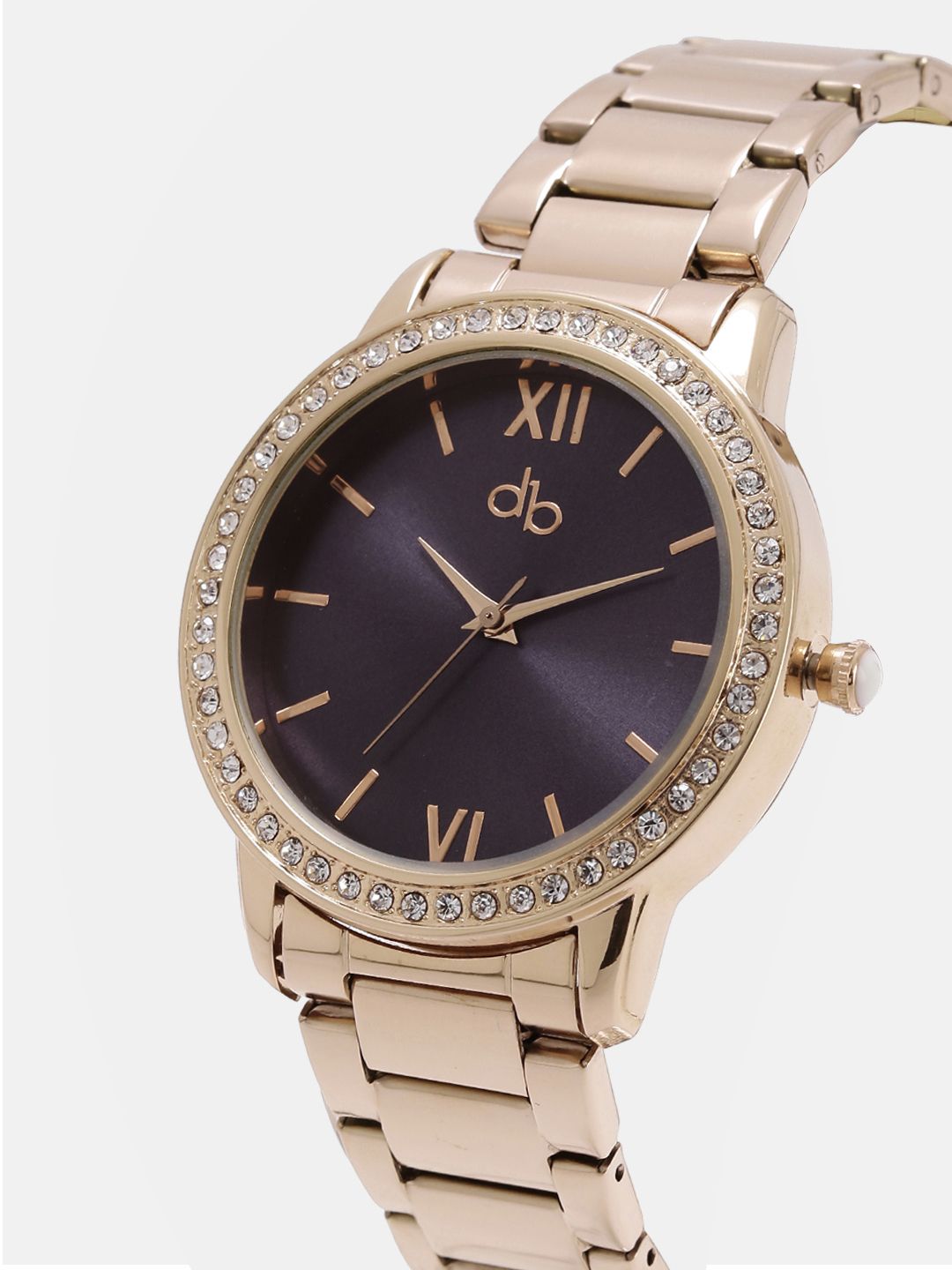 DressBerry Women Navy Embellished Dial Watch MFBTMLDBA7 (Image - 3)