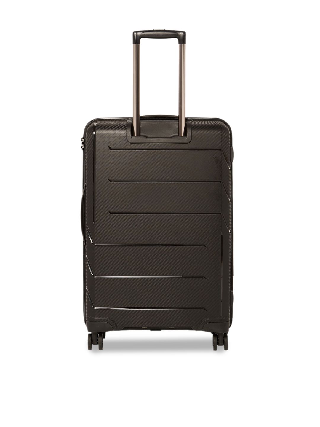 SWISS BRAND Unisex Black Solid MATTERHORN Hard-Sided Medium Trolley Suitcase (Image - 2)