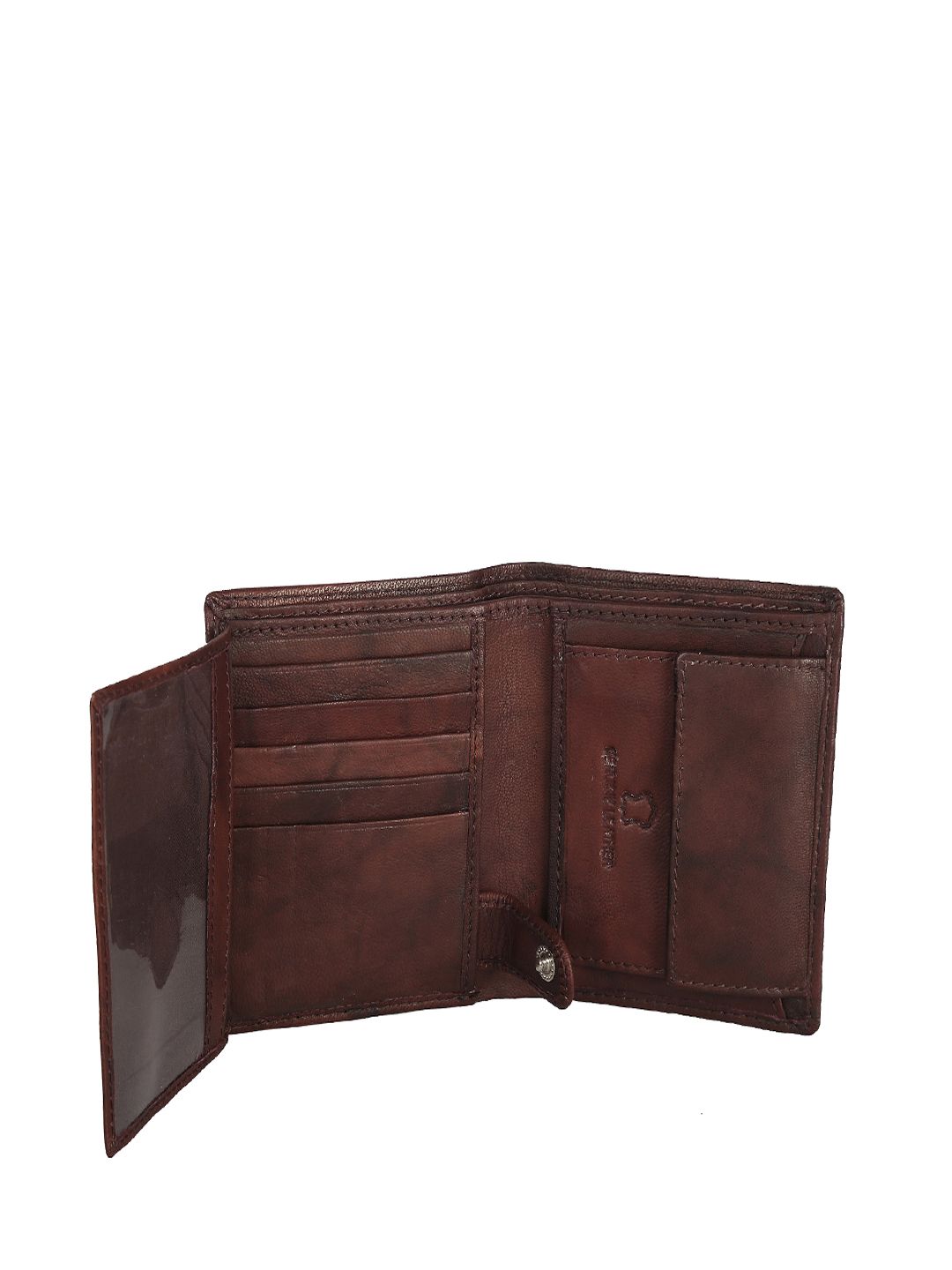 WildHorn Unisex Brown Genuine Leather Wallet (Image - 3)