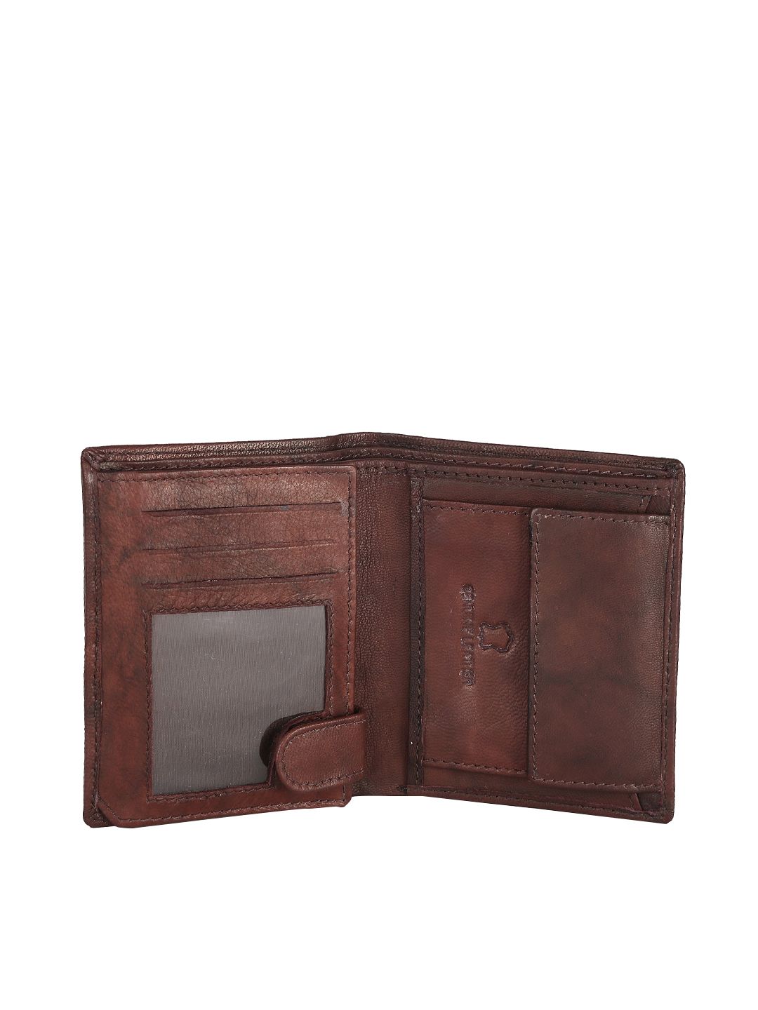 WildHorn Unisex Brown Genuine Leather Wallet (Image - 2)