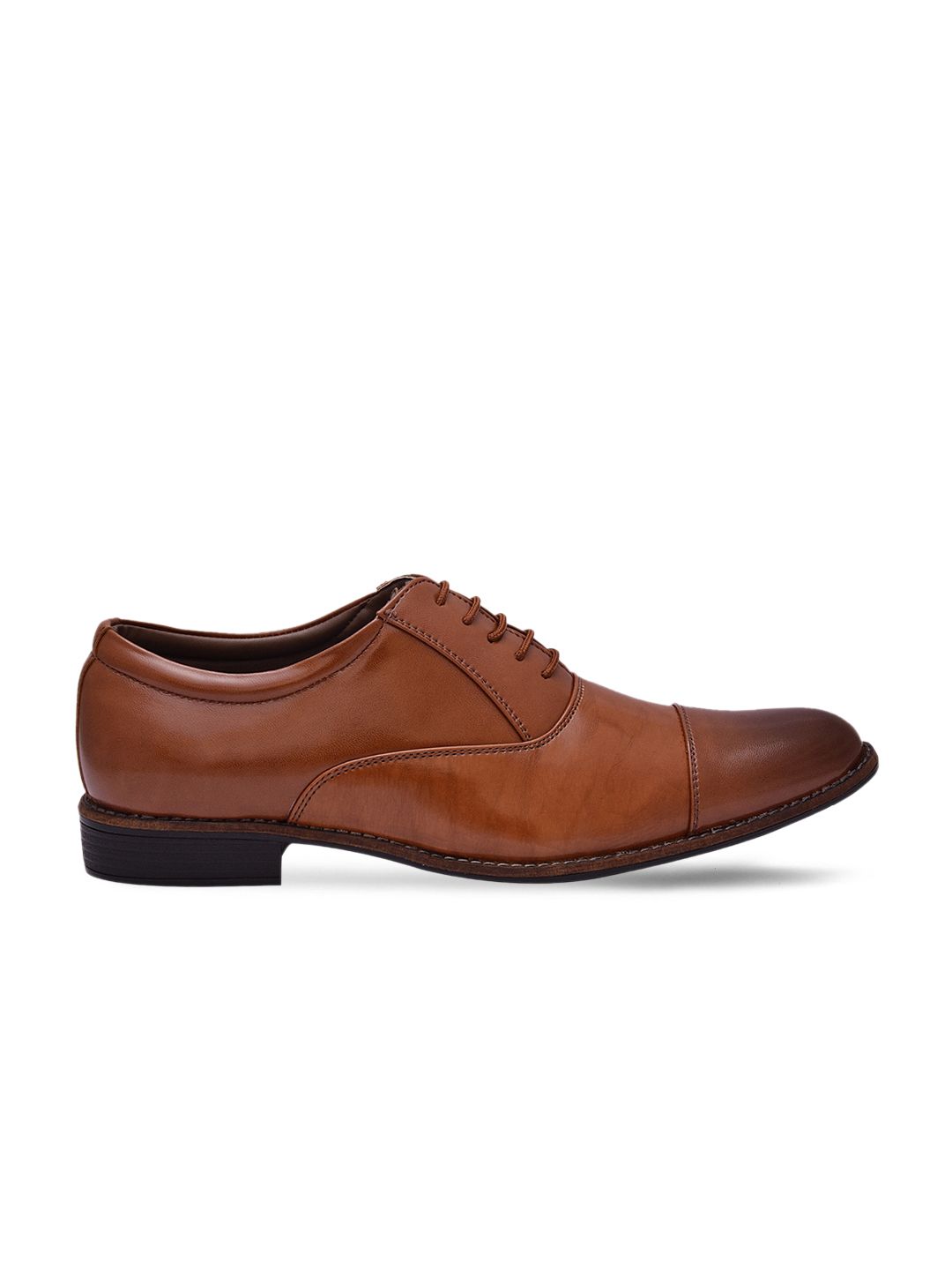 Sir Corbett Men Tan Brown Formal Shoes (Image - 2)