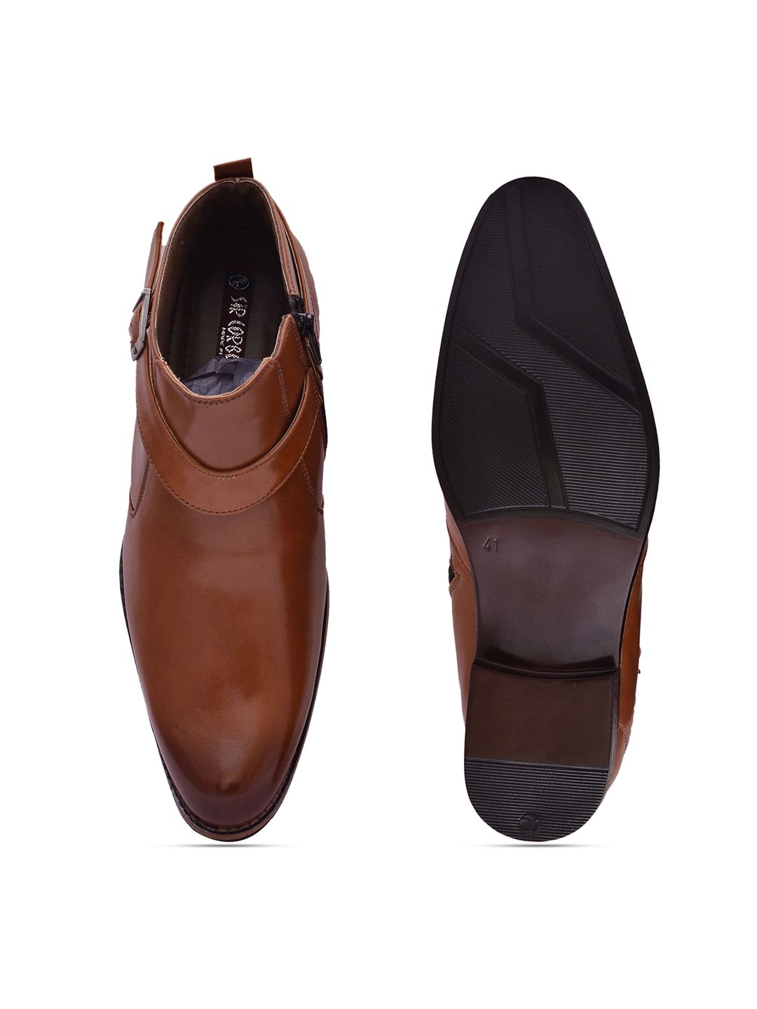 Sir Corbett Men Tan Brown Semiformal Shoes (Image - 3)