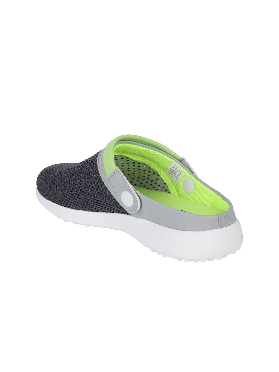 KazarMax Men Grey Solid Clogs (Image - 1)