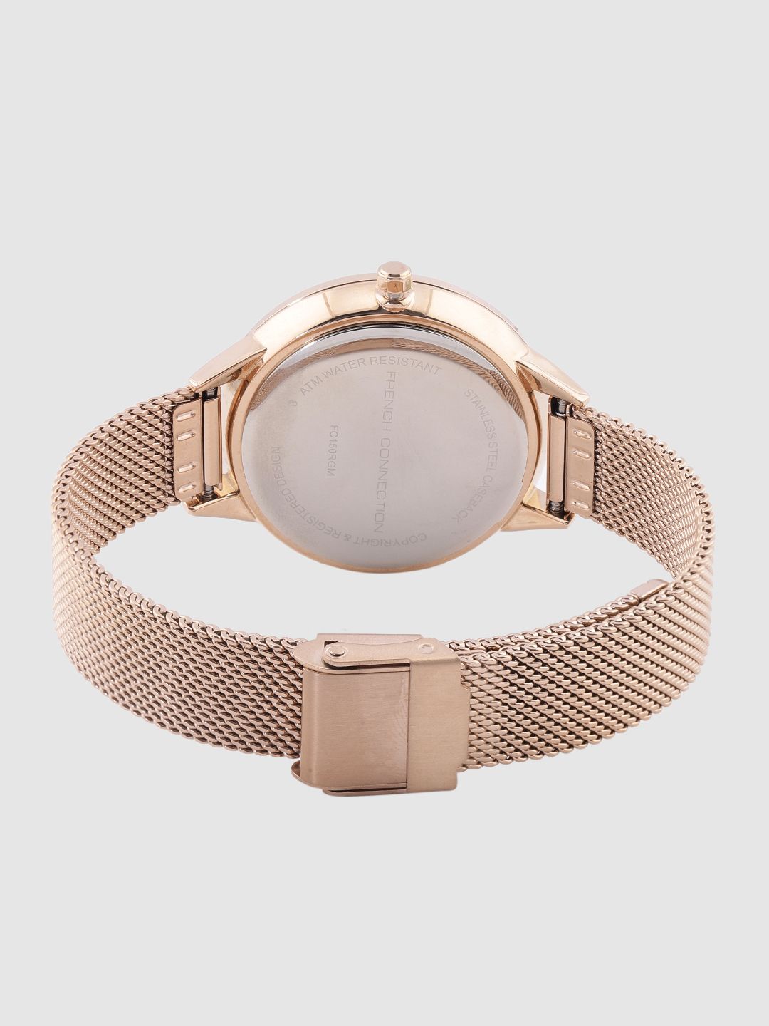 French Connection Women Rose Gold Analogue Watch FC150RGM (Image - 2)