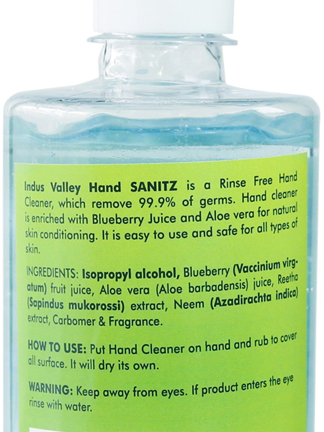 Indus valley instant hand cleaner sanitizer with blueberry juice-500ml (Image - 3)