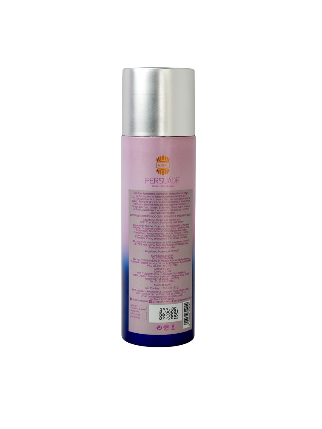 Ajmal Adult Persuade Citrus Deodorant 200 ml (Image - 1)