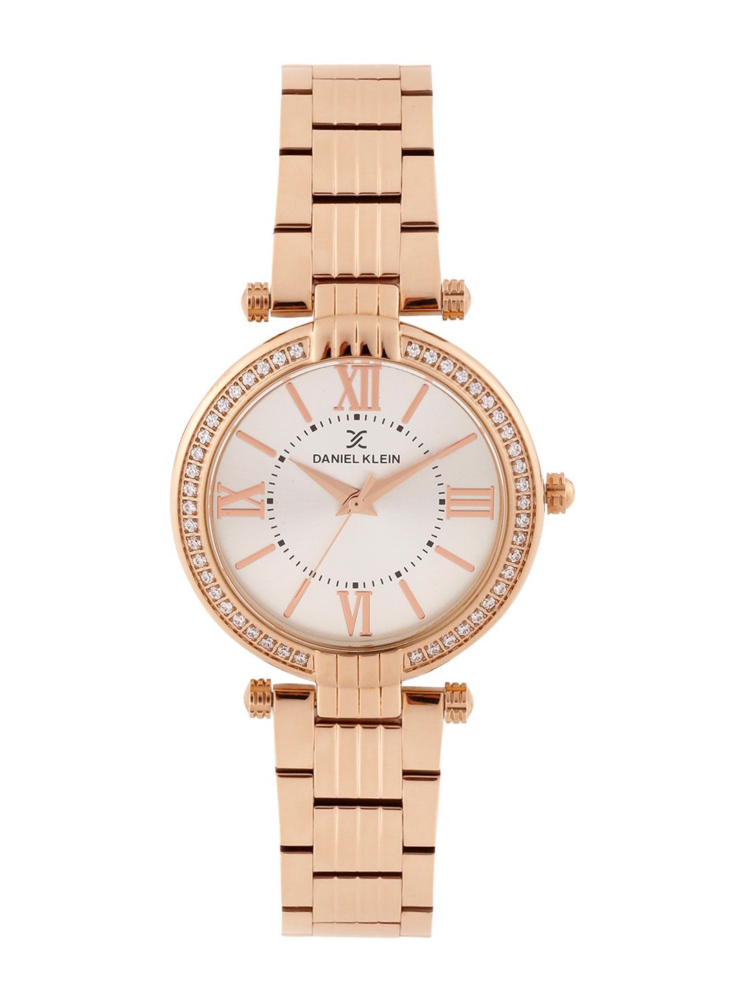 Daniel Klein Premium Women Silver-Toned Dial Watch DK11138-2 (Image - 1)