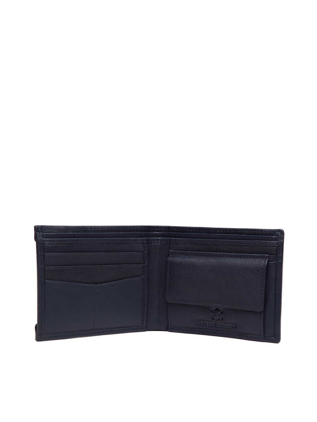 WildHorn Men Navy Genuine Leather Wallet (Image - 2)