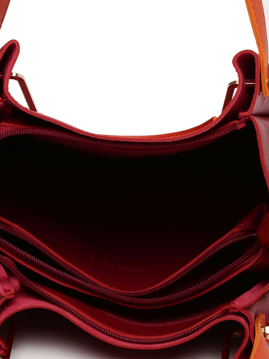 DressBerry Maroon Solid Shoulder Bag (Image - 3)