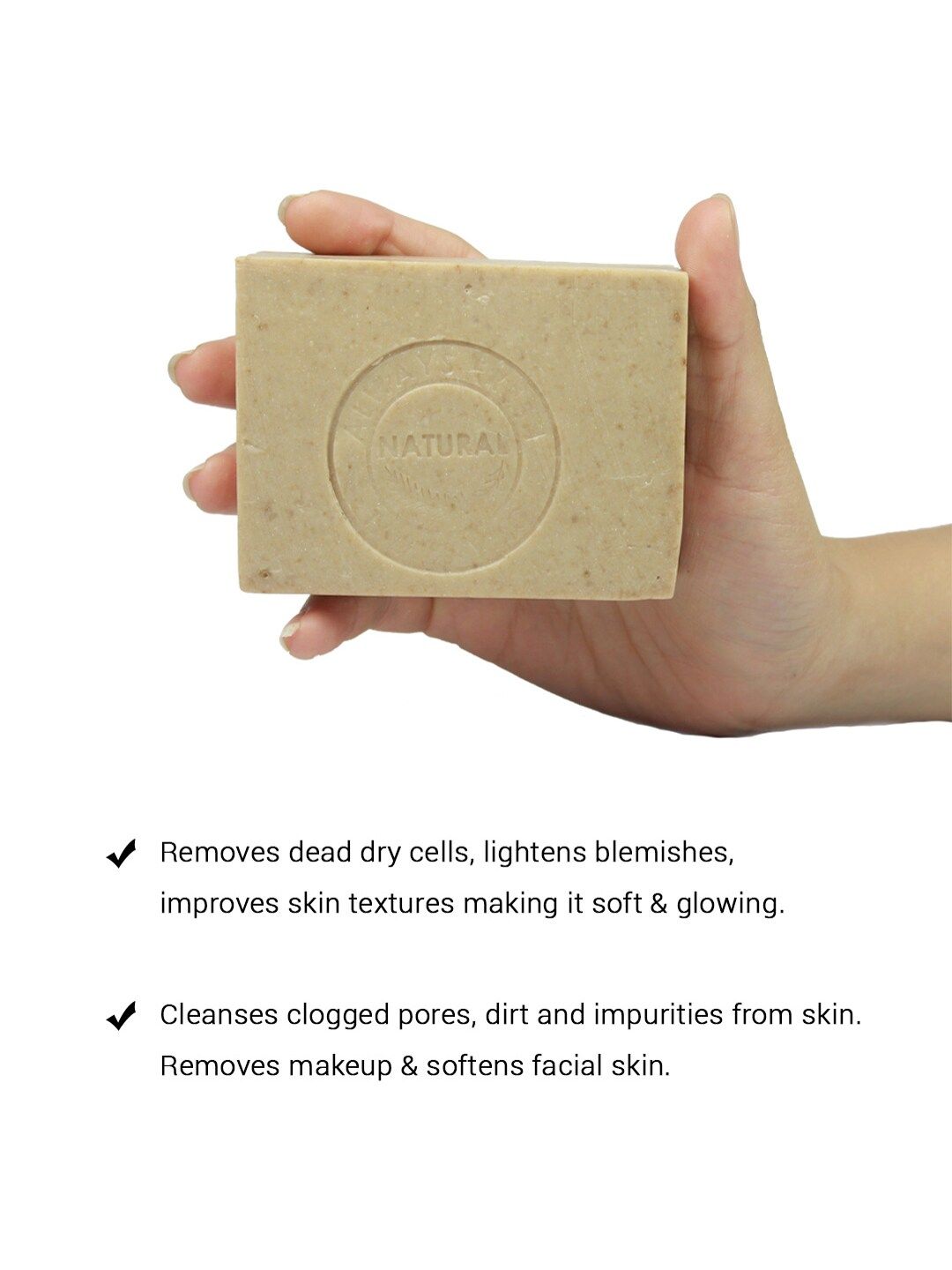 Soulflower Sustainable Unisex Pack of 2 Papaya Cucumber Soaps (Image - 3)