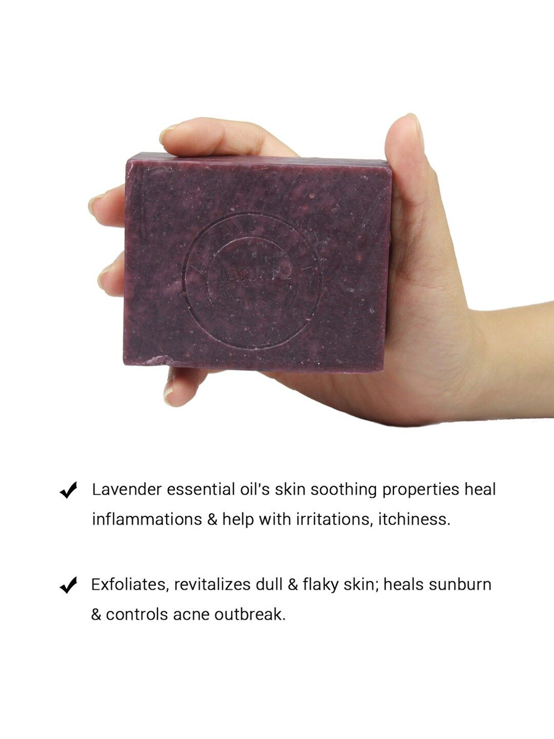 Soulflower Sustainable Unisex Pack of 2 Lavender Soaps (Image - 3)