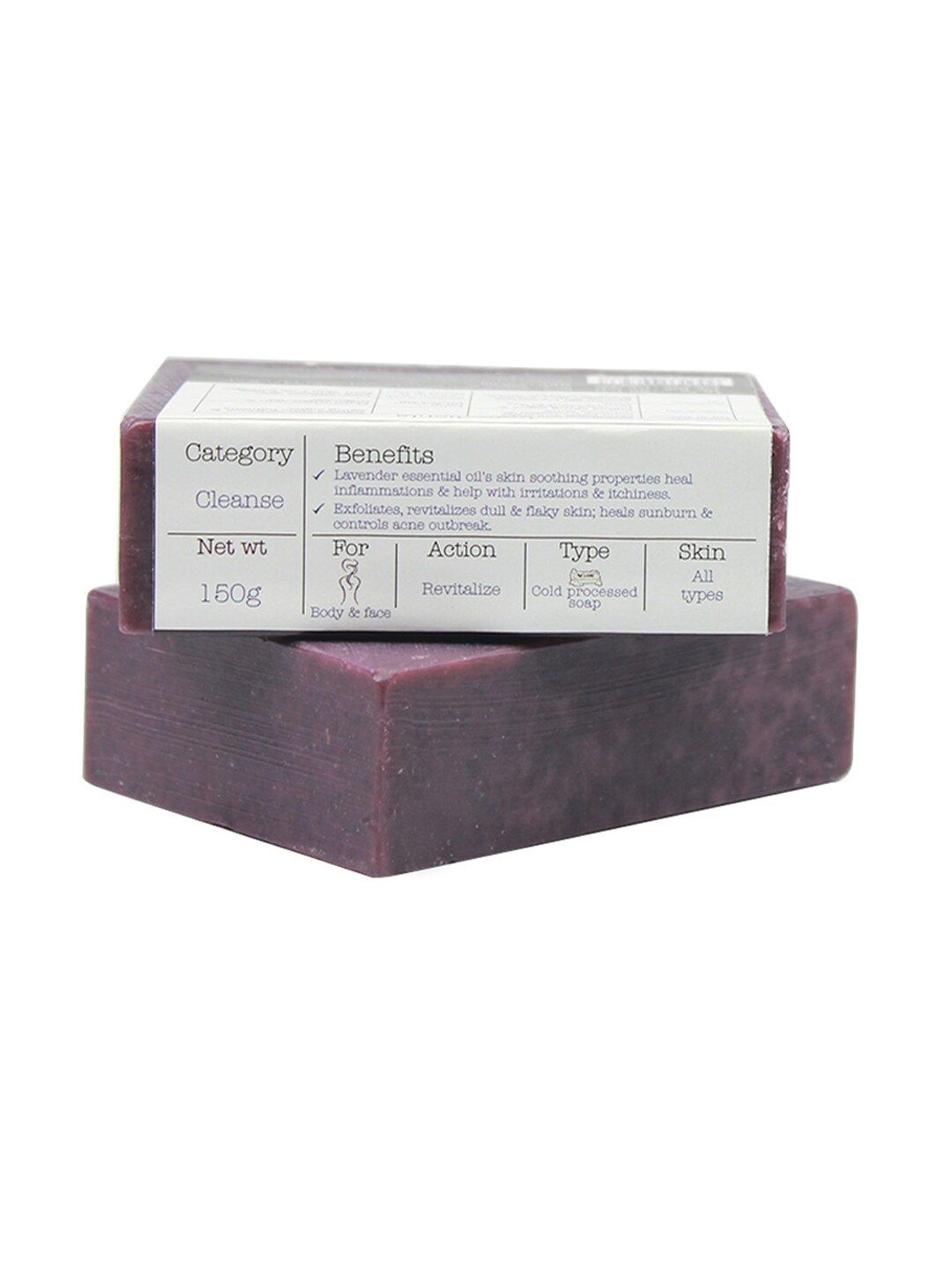 Soulflower Sustainable Unisex Pack of 2 Lavender Soaps (Image - 2)