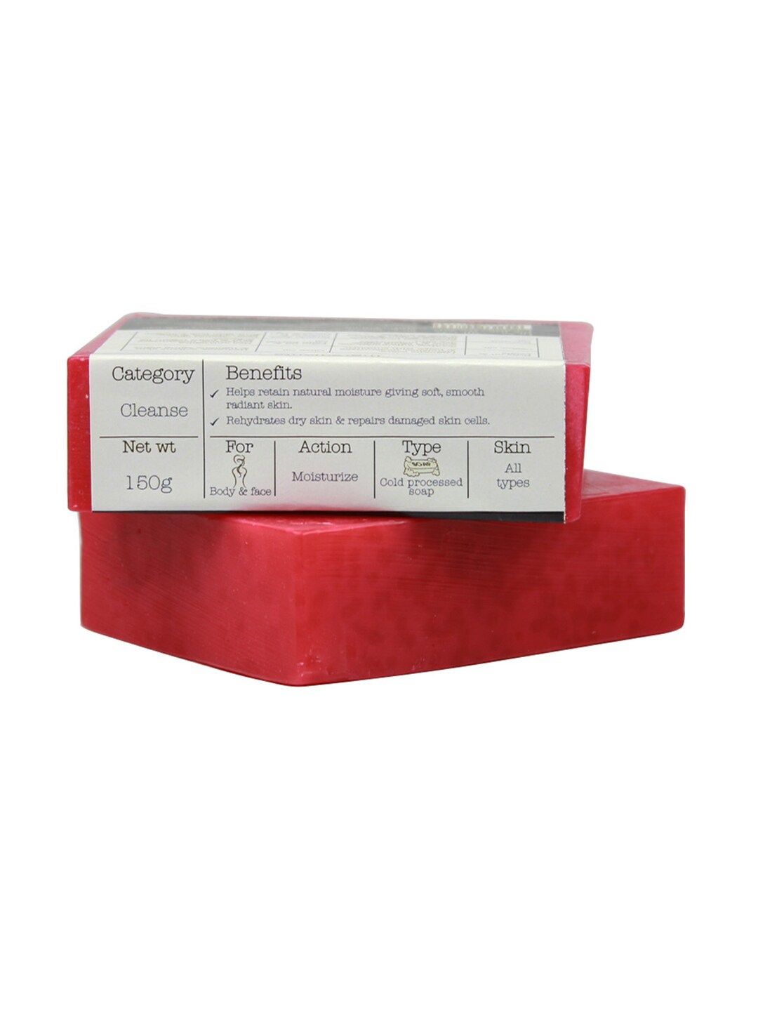 Soulflower Sustainable Unisex Pack of 2 Sweet Rose Soaps (Image - 2)