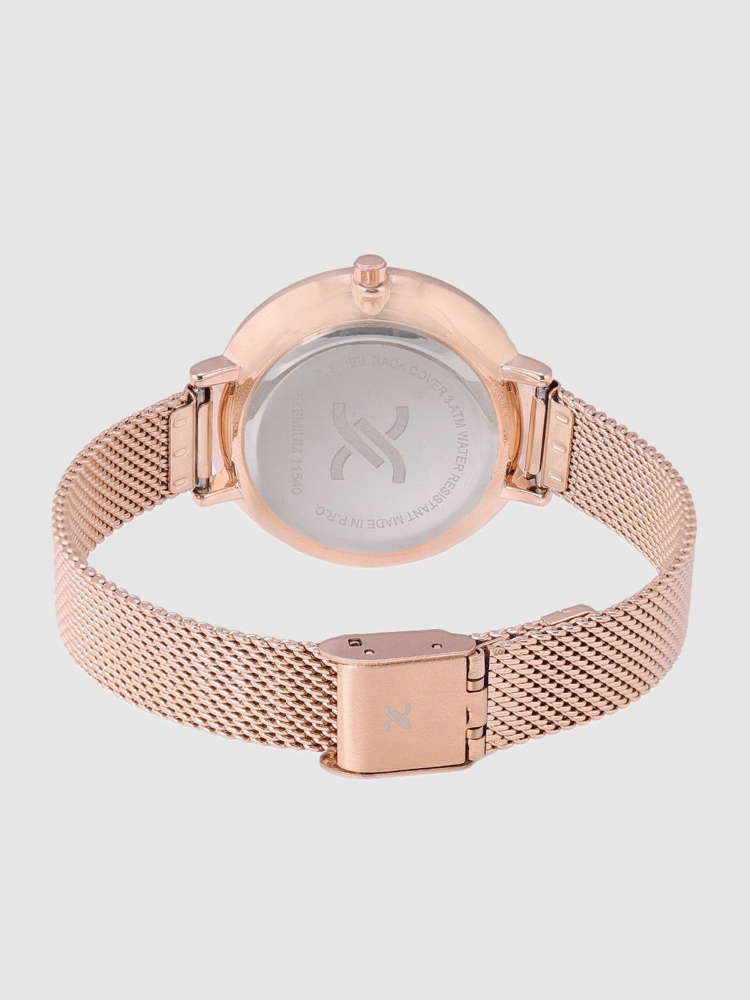 Daniel Klein Women White & Rose Gold-Toned Analogue Watch DK11540-3 (Image - 2)