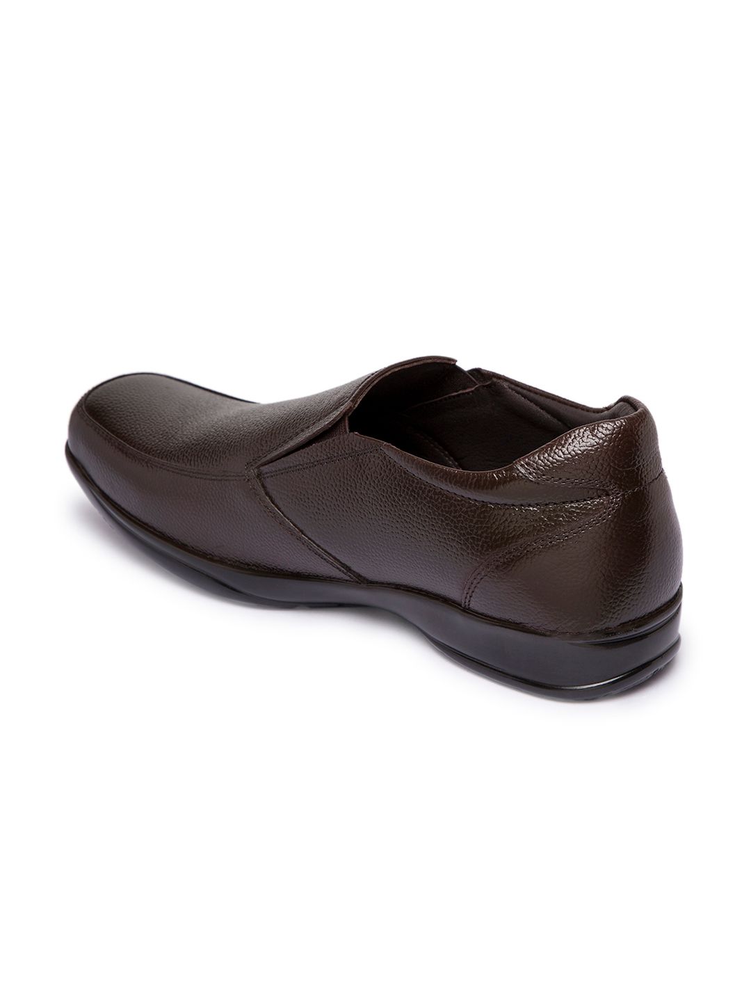 Red Chief Men Brown Genuine Leather Formal Slip-Ons (Image - 1)