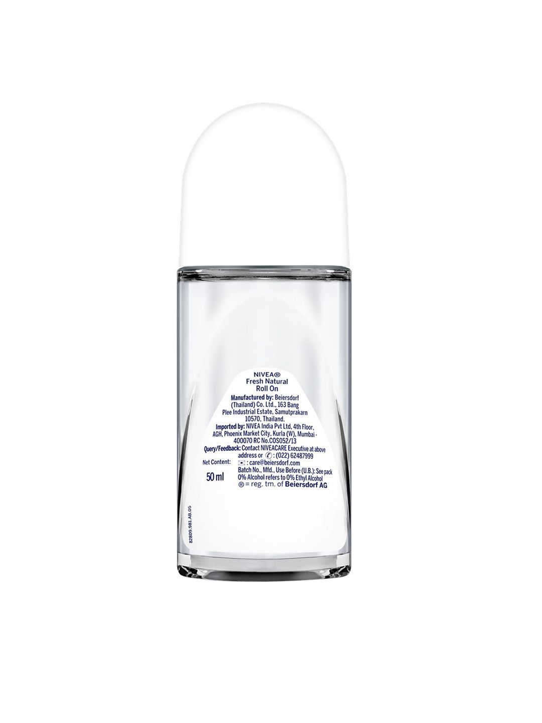 Nivea Women Fresh Natural Anti-Perspirant Roll-On Deodorant 50 ml (Image - 1)
