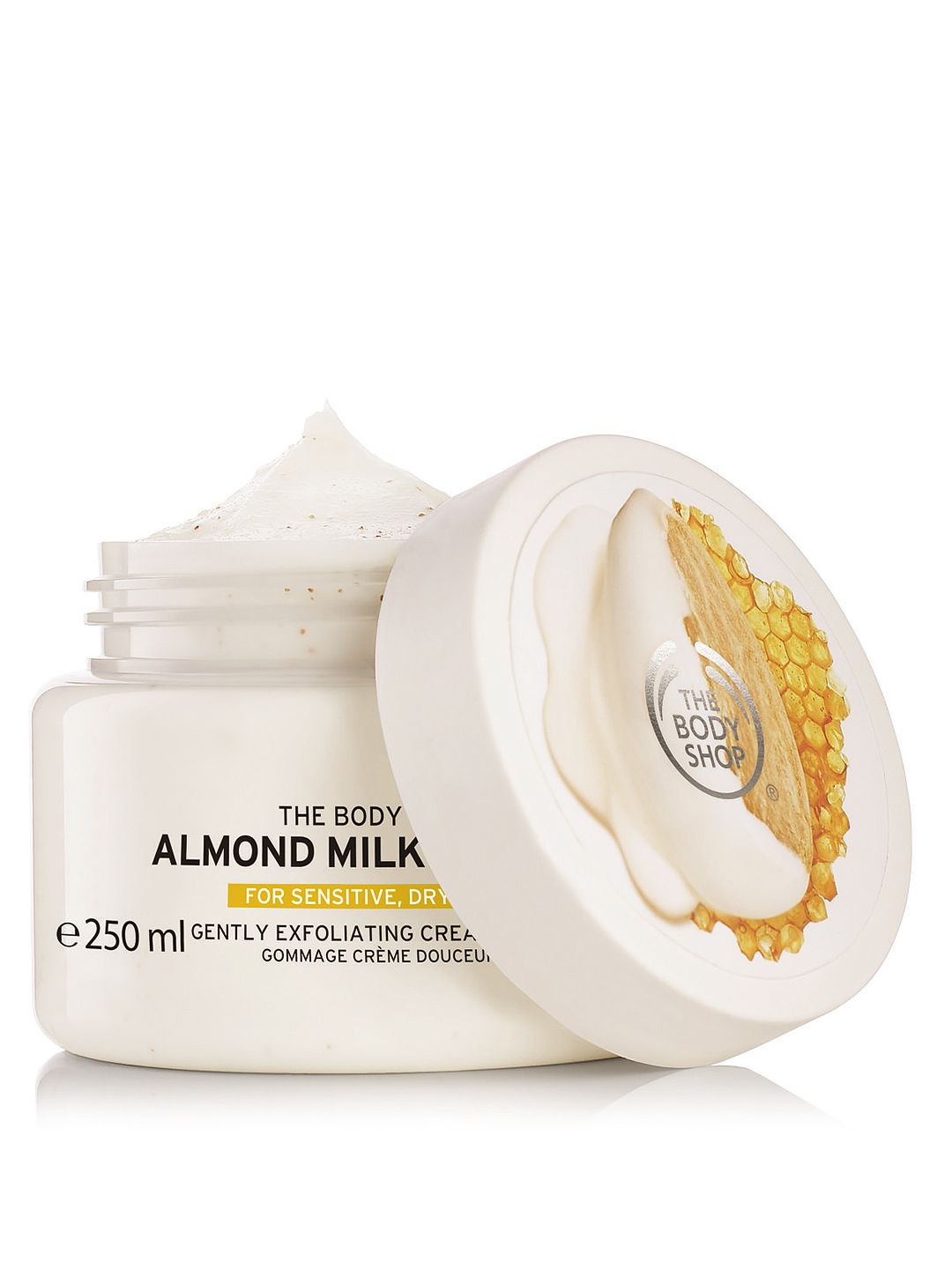 The Body Shop Almond Milk & Honey Gently Exfoliating Cream Scrub 250ml (Image - 1)