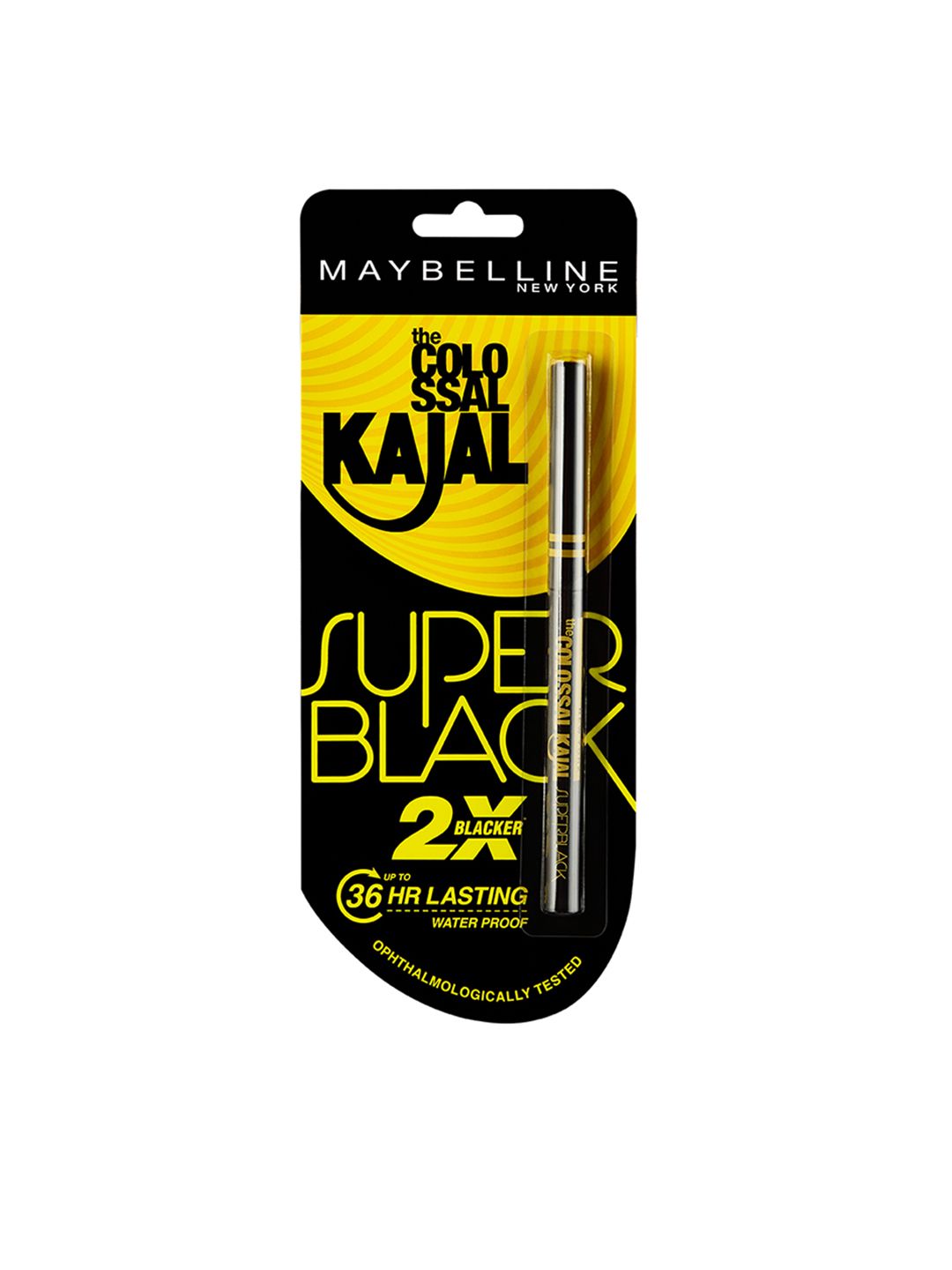 Maybelline New York Colossal Kajal - Super Black 0.35g (Image - 1)