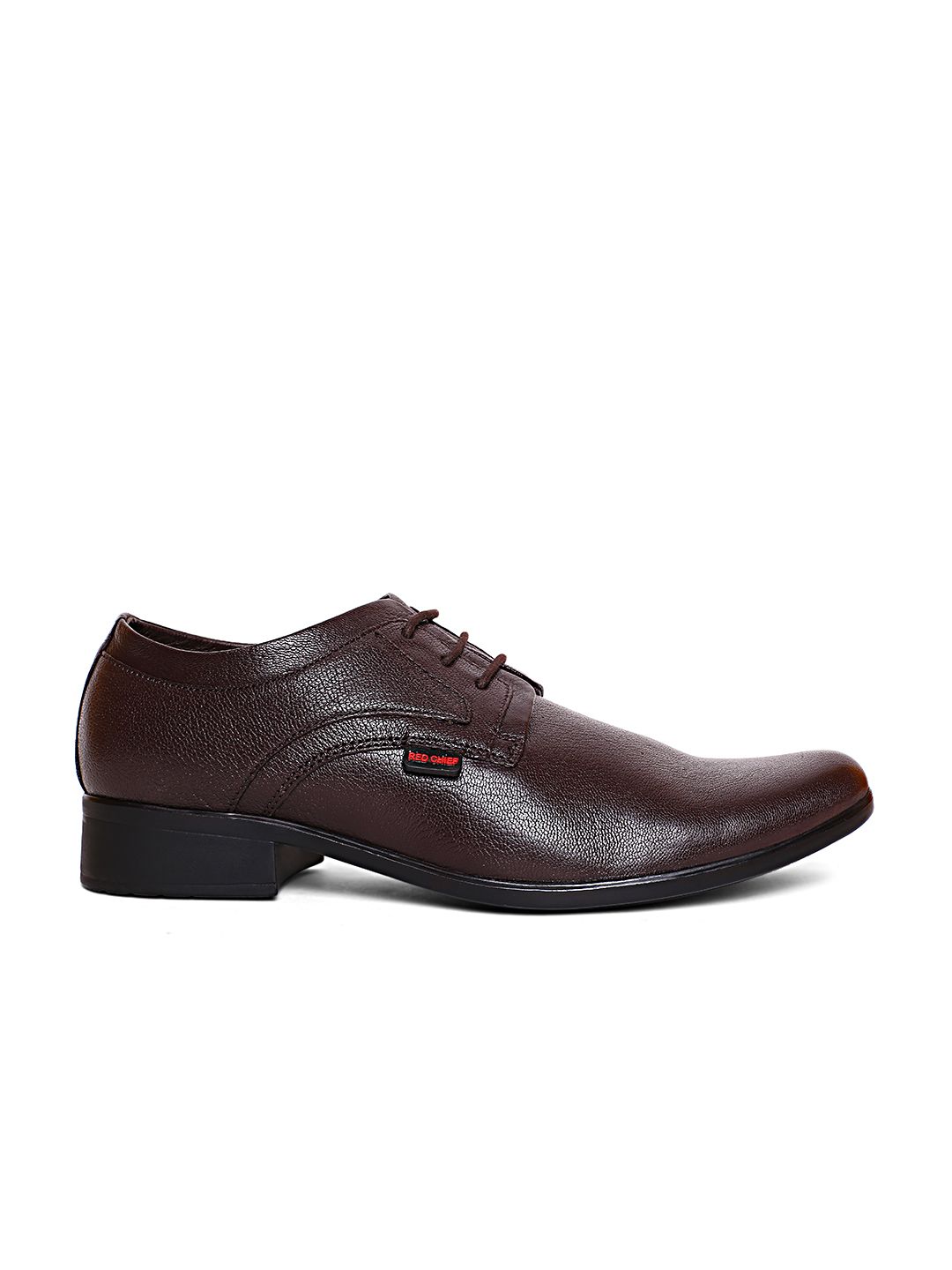 Red Chief Men Coffee Brown Leather Formal Derbys (Image - 2)