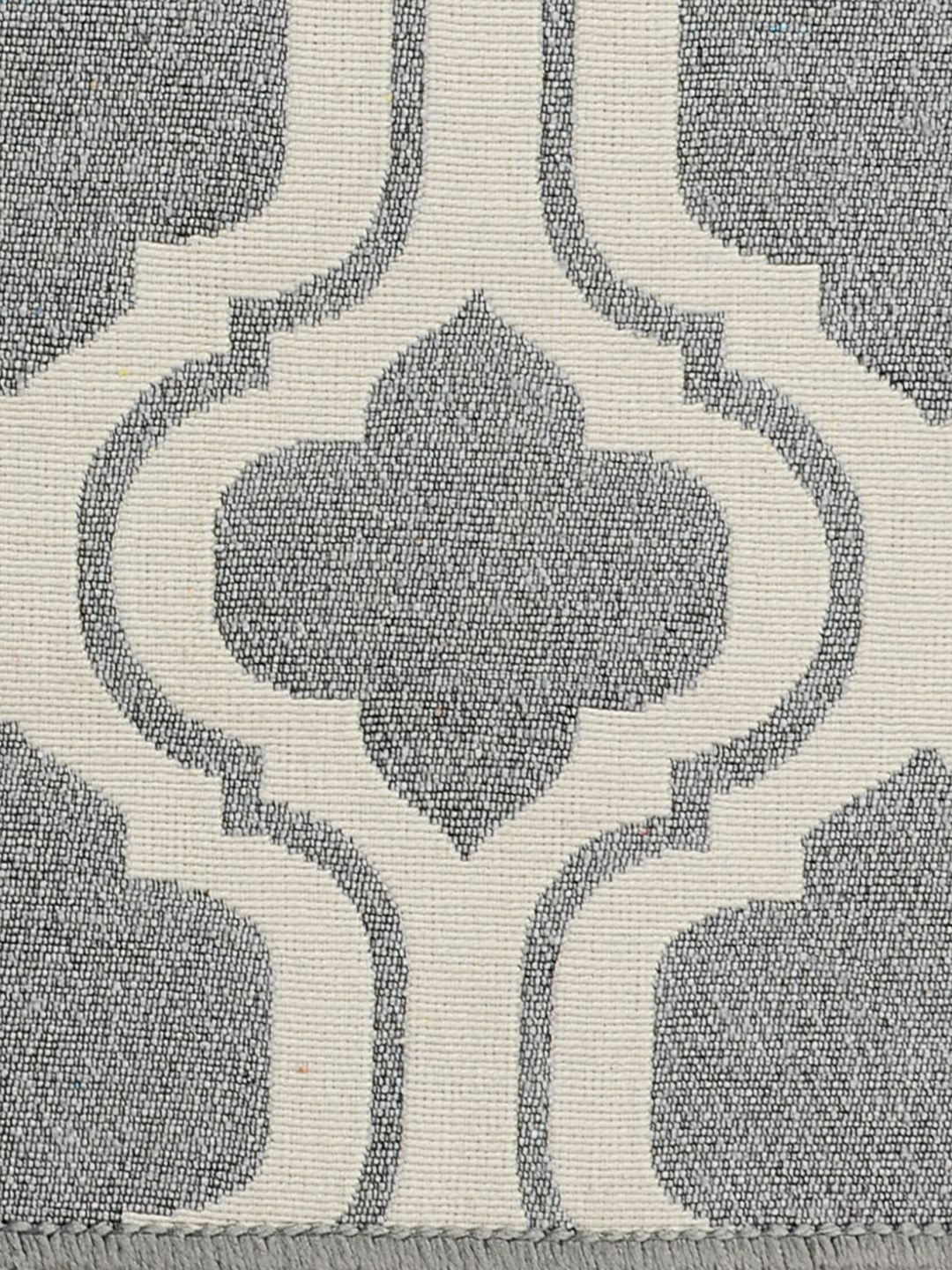 Saral Home Grey & White Ethnic Runner (Image - 3)
