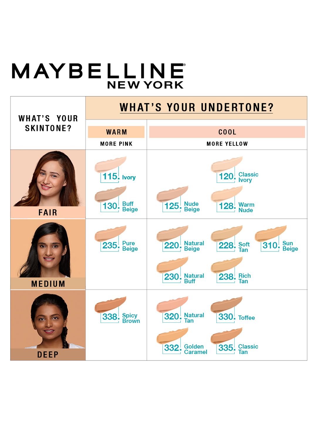 Maybelline New York Fit Me Matte Poreless Liquid Foundation Tube - Warm Nude 128 18ml (Image - 1)