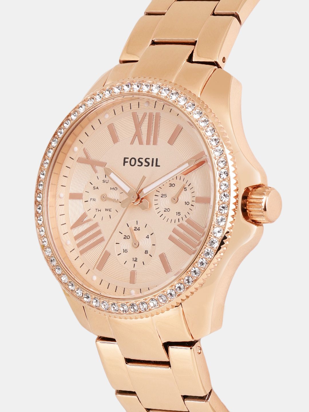 Fossil CECILE Women Rose Gold Analogue Watch AM4483 (Image - 1)
