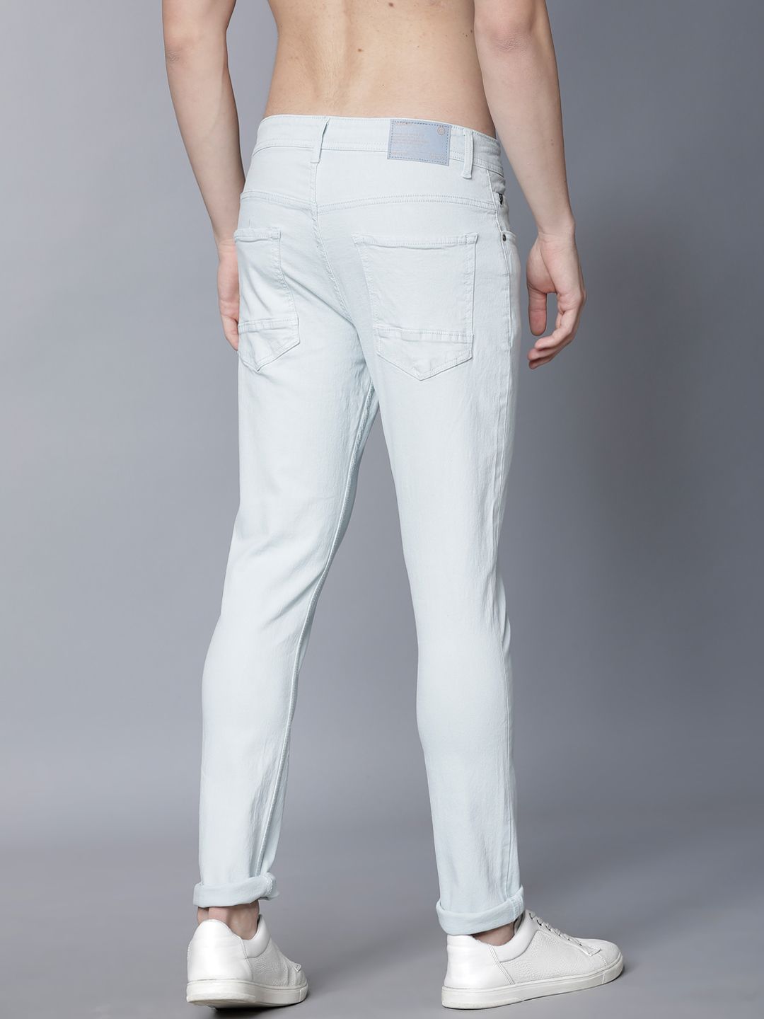 LOCOMOTIVE Men Blue Slim Fit Mid-Rise Clean Look Stretchable Jeans (Image - 2)