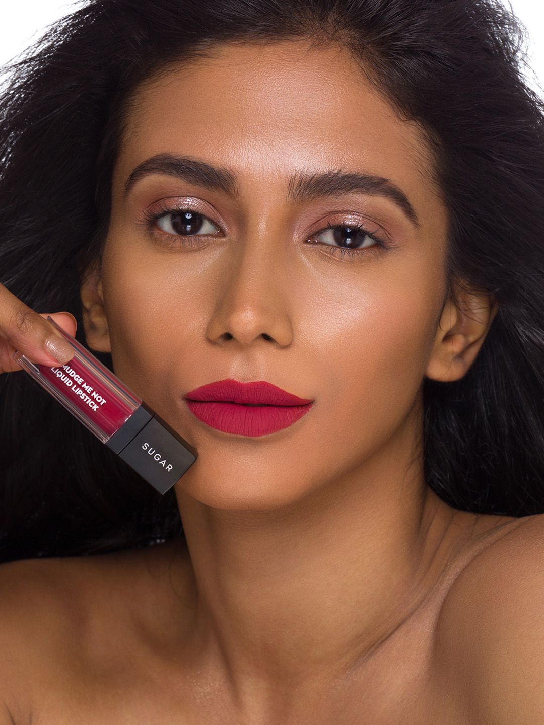 SUGAR Cosmetics Smudge Me Not Liquid Lipstick 51 Fine Wine 4.5 ml (Image - 2)