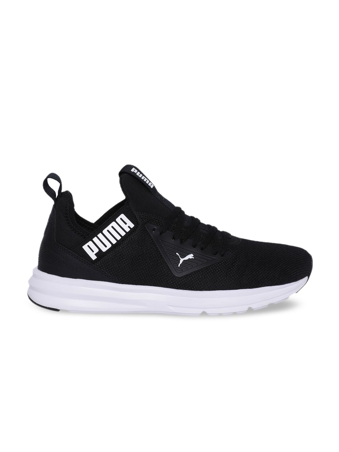 Puma Men Black Enzo Beta Mid Top Running Shoes (Image - 2)