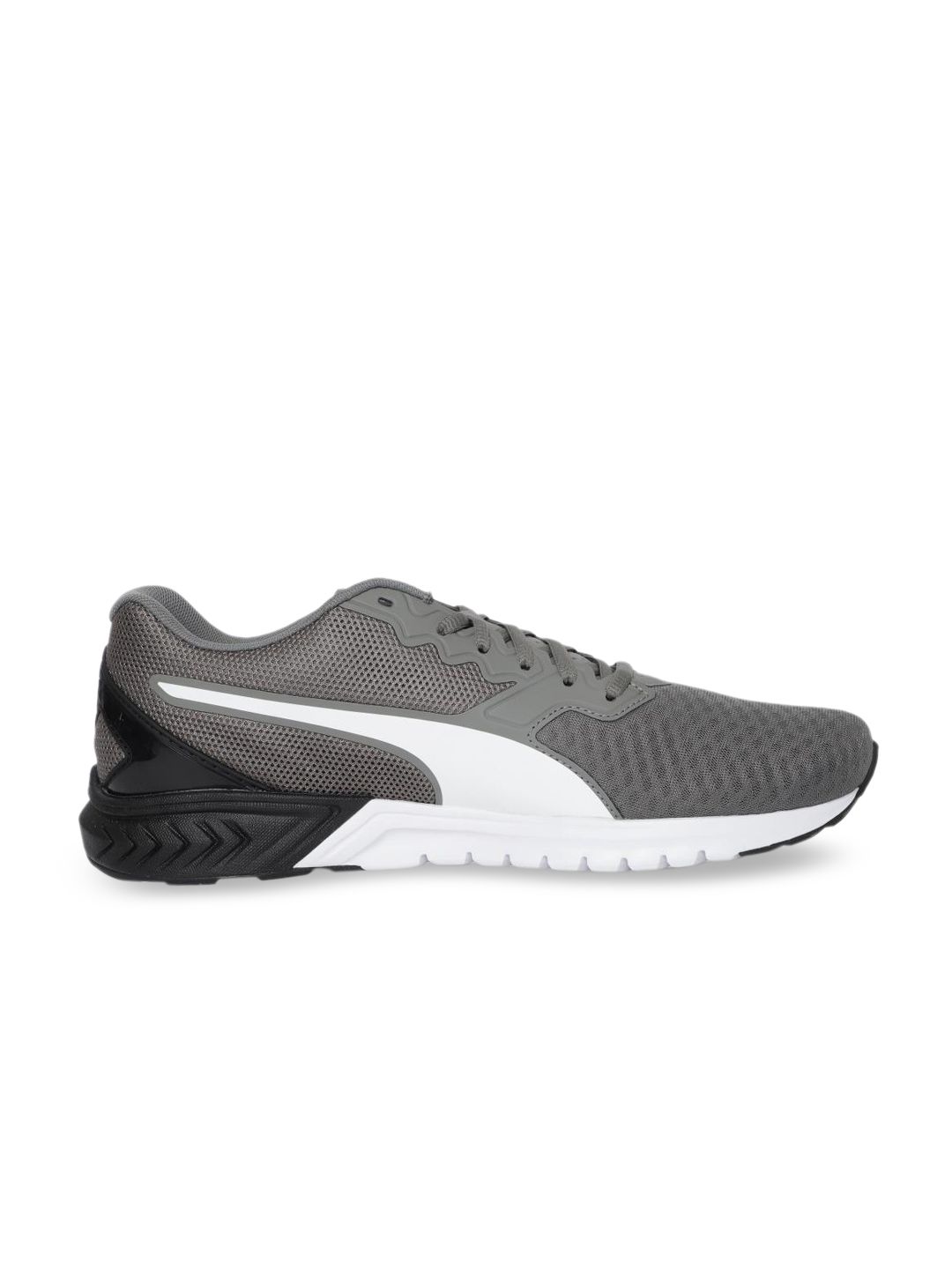 Puma Unisex Grey IGNITE Stride Running Shoes (Image - 2)