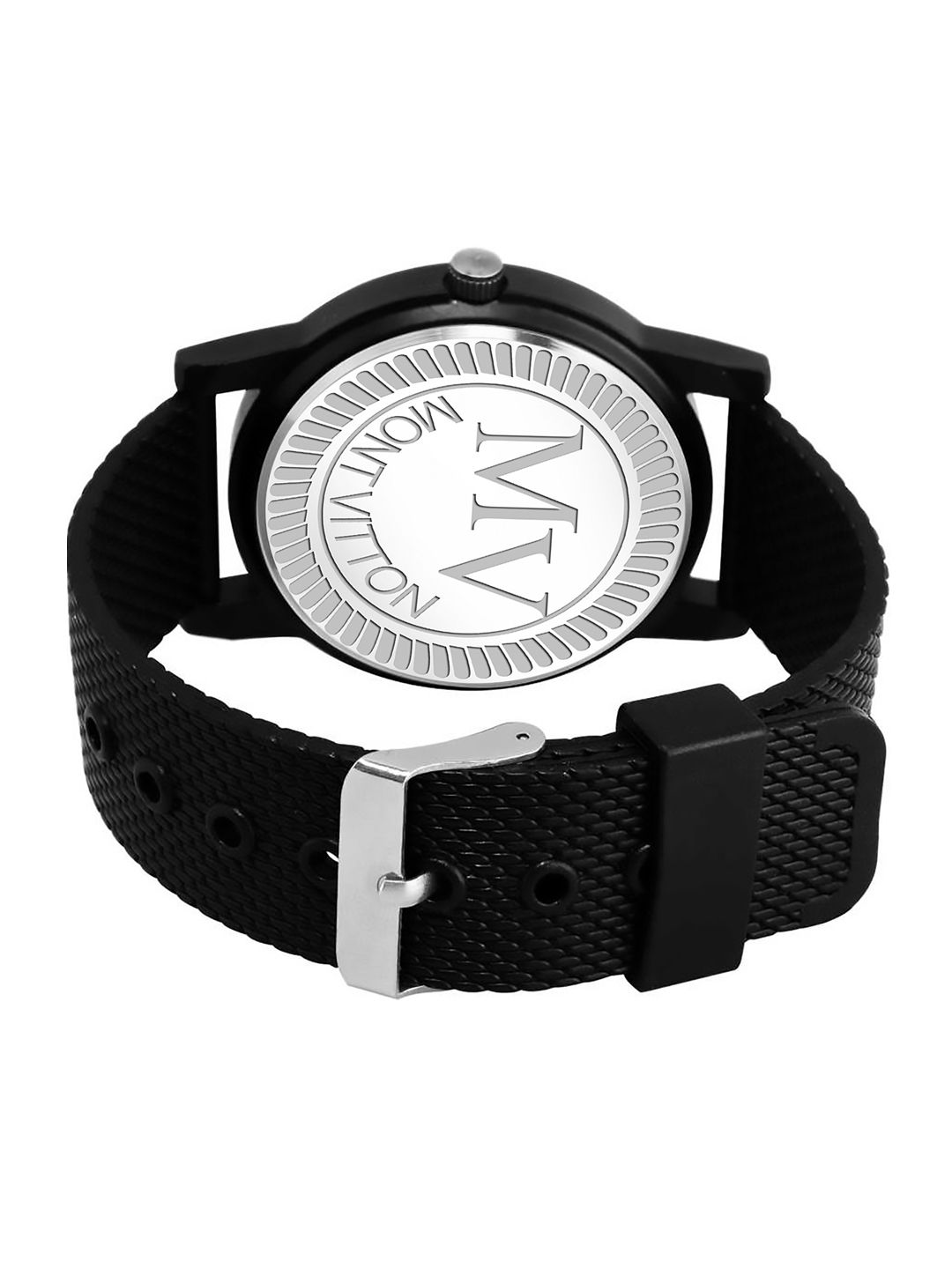 MONTVITTON Men Black Analogue Watch MV11060 (Image - 2)