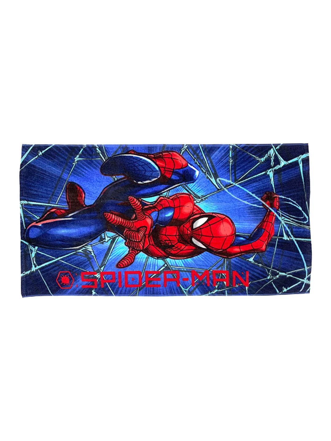 Athom Trendz Marvel Kids Blue & Red Avengers Printed 350 GSM Bath Towel (Image - 2)