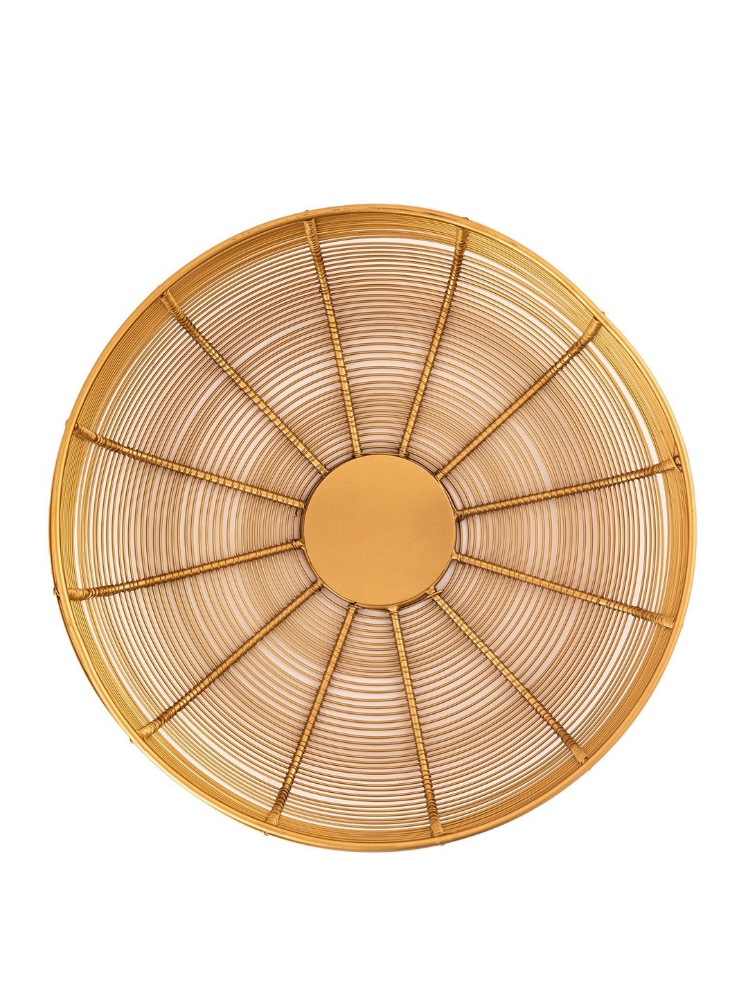 Aapno Rajasthan Gold-Toned Handcrafted Fruit Bowl (Image - 2)
