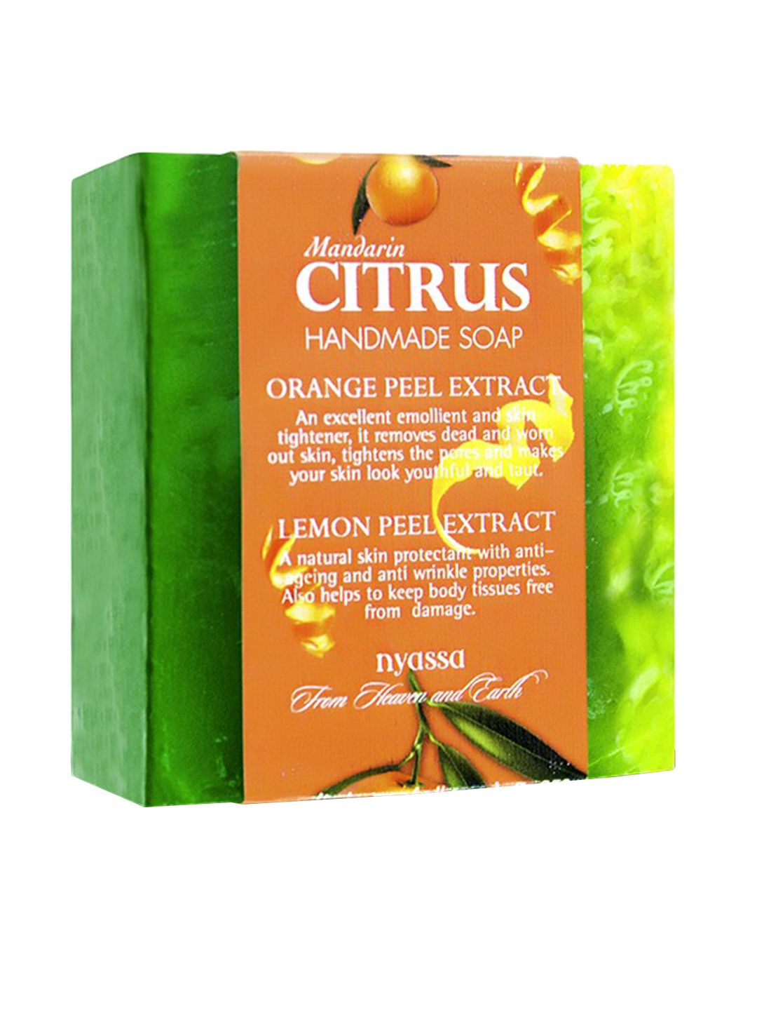 Nyassa Mandarin Citrus Handmade Soap 150 gm (Image - 1)